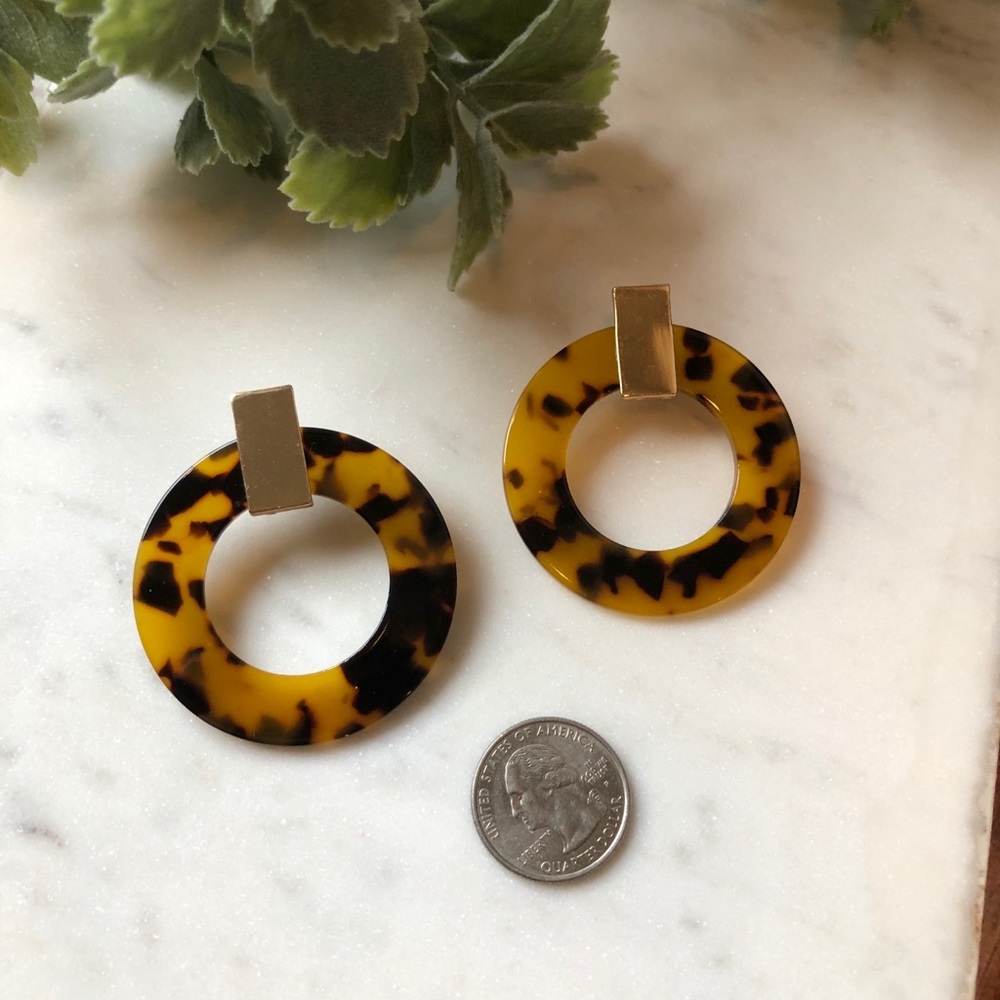 The Camilla Acrylic Resin Hoop - Picture 2 of 3